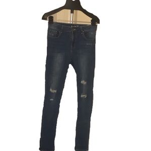 Womens Dark Blue Jeans